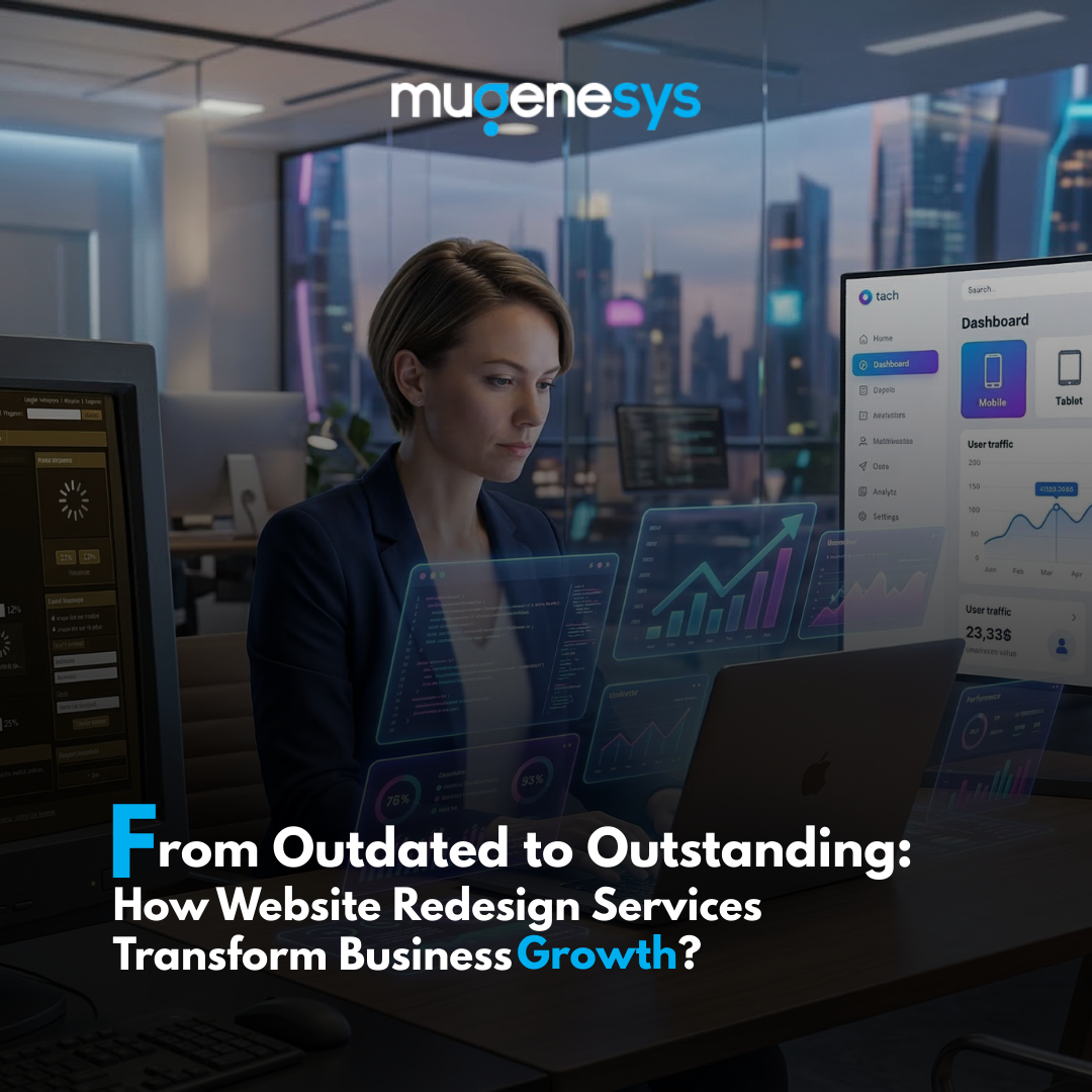 Website redesign services transforming outdated websites into modern business growth platforms